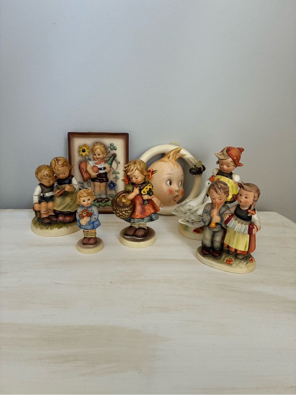 Goebel Hummel Vintage Porcelain Figurine and Wall Plaque Collection Lot